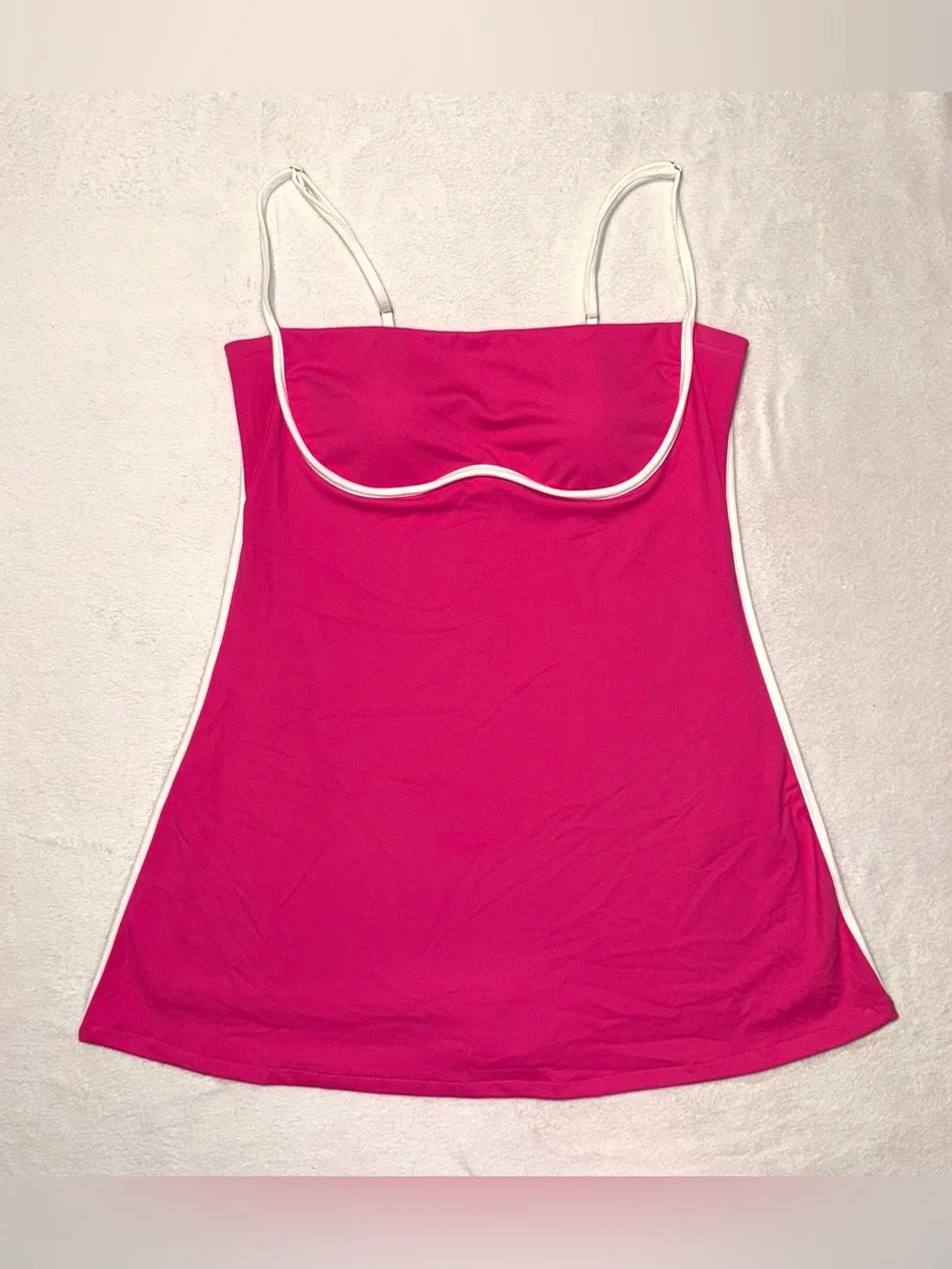 NWOT Impressions Boutique Pink ALO Streamline TCEC Dress size Large